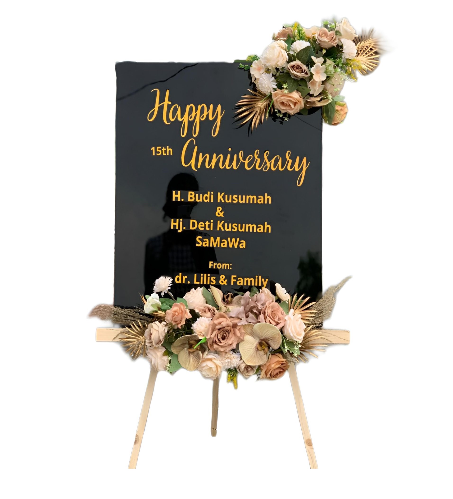 Papan Bunga Akrilik Dumai Timur